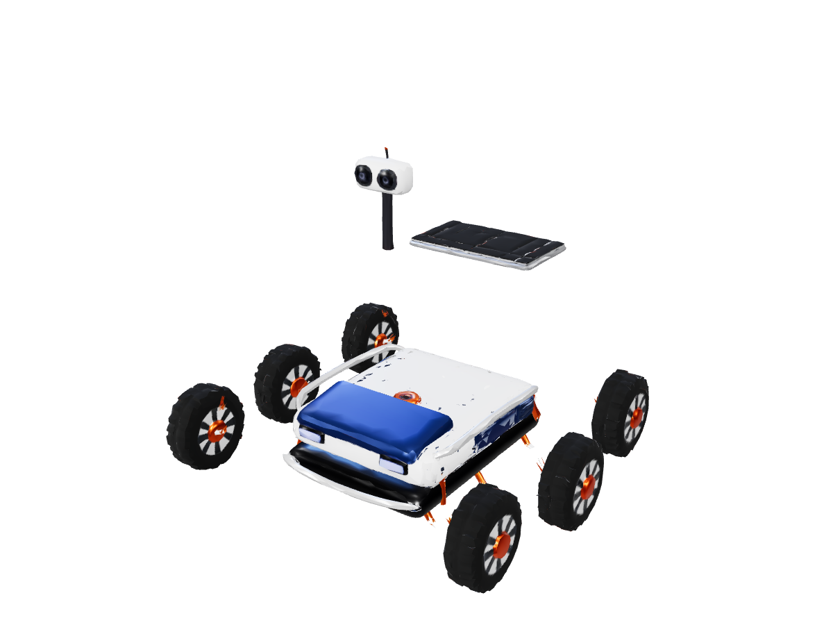 Rover: separated components: Separated components